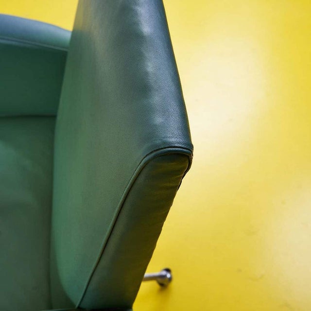 Vintage Green Office Chair For Sale - Image 10 of 11