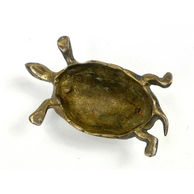 Metal Vintage Brass Turtle Figurine from Dinant, 1960s For Sale - Image 7 of 11