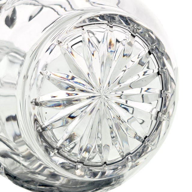 Rogaska Crystal Hamilton Lead Crystal Decanter With Stopper 10.75" For Sale - Image 11 of 11