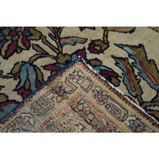 Antique Lavar Kerman Rug 3'10'' x 6'2''.