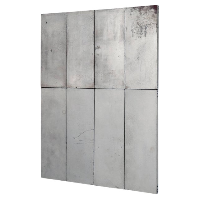 Minimalist Metal 4X2 Artwork by Ramon Horts For Sale
