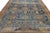 Antique Mahal Rug With Distressed Indigo Blue and Terracotta Field For Sale - Image 9 of 11