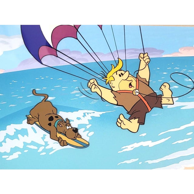 Metal Rare Ap 2/50 Hand Signed Cel "Endless Summer" by Bill Hanna & Joe Barbera For Sale - Image 7 of 18