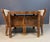 Mid-Century Modern Attributed to Billy Baldwin for Bielecky Brothers Rattan Game Table and Chairs, Set of 3 1970s For Sale - Image 3 of 18