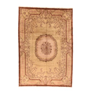 Vintage Savonnerie Weave Rug-10' X 14' For Sale