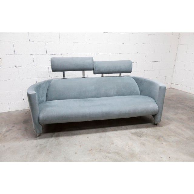 Negresco Sofa in Moiré Velvet by Bernard Massot for Neology France, 2000 For Sale - Image 12 of 18