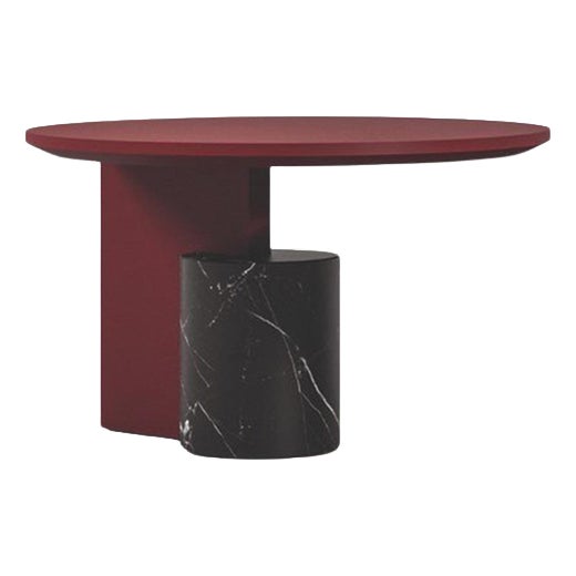 Low Sengu Table in Marble & Wood by Patricia Urquiola for Cassina, Italy For Sale