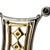 Metal Late 20th Century 18k White and Yellow Gold and Diamond Art Deco Style Pendant Necklace For Sale - Image 7 of 8