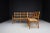 French Provincial Oak and Rush Corner Bench, 1960s For Sale - Image 3 of 10