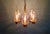 Brass Chandelier with Amber Bubble Glass Globes, 1970s For Sale - Image 6 of 18