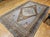 Vintage Turkish Oushak Rug, Hand-Knotted, Geometric Design, Pale Blue, 7' x 10' For Sale - Image 4 of 16