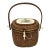 Vintage Farnum Nantucket Basket With Boca Grande Lighthouse For Sale
