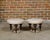 English English Mahogany Stools with 19th Century Turned Legs on Casters, a Pair For Sale - Image 3 of 9