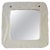 White Uccelini French Ceramic Mirror by Renzo Maar For Sale - Image 8 of 8