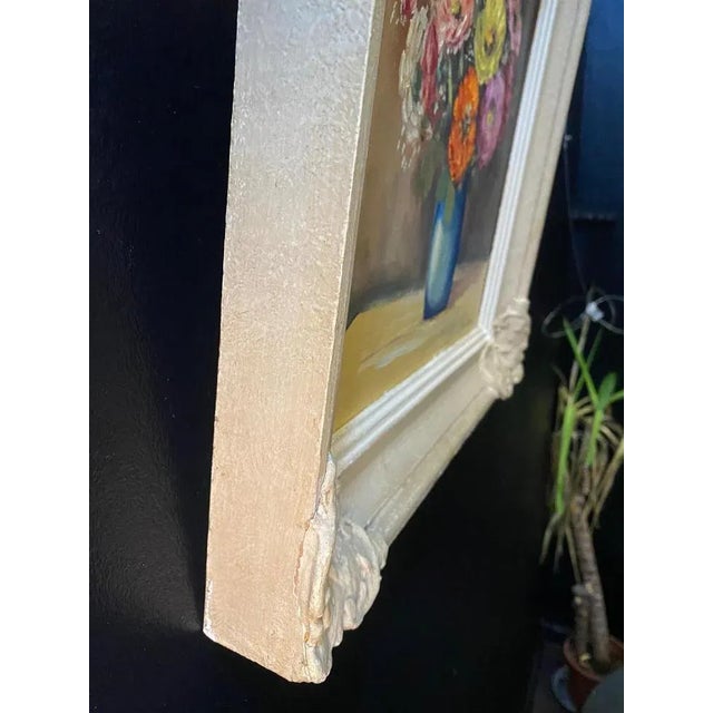 Sully Bersot, Bouquet, 1920s, Oil on Canvas, Framed For Sale - Image 7 of 9