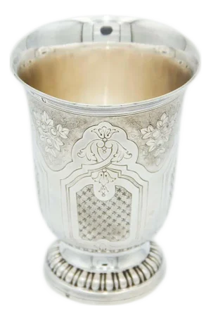 Silver Cup with Floral Motifs