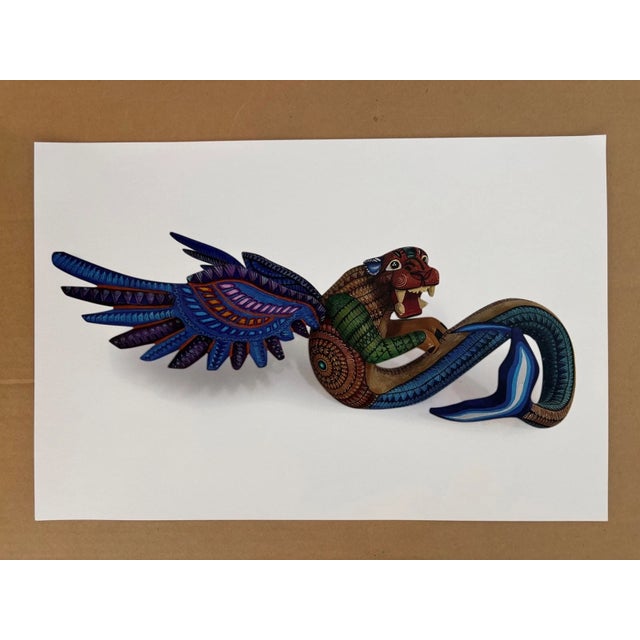 If you can't afford a masterwork of Oaxacan wood carving, you can still enjoy one, with this limited edition print of one...