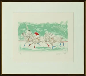 Three Polo Players
