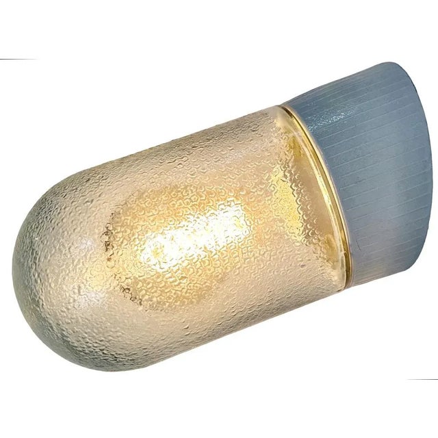 Vintage White Porcelain Wall Light, 1970s For Sale - Image 12 of 13