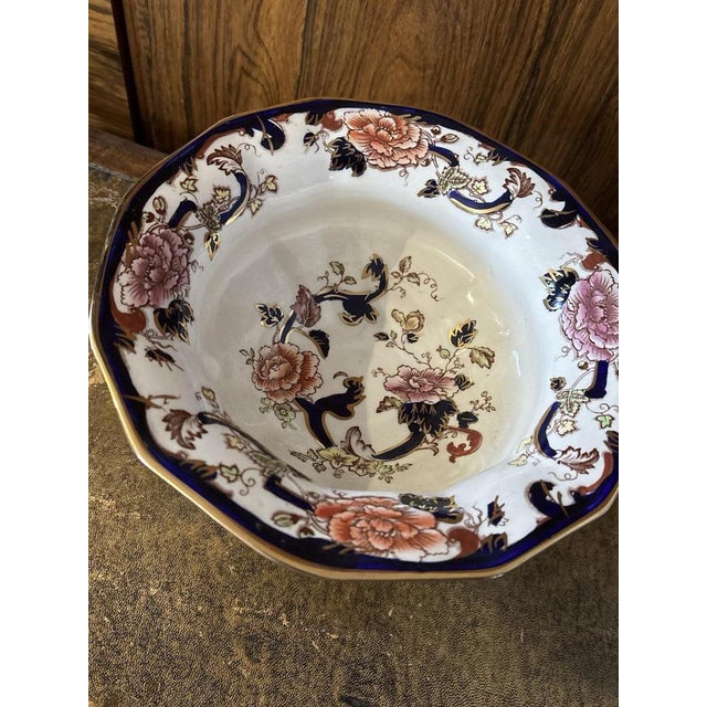 Large Centrepiece Bowl from Masons For Sale - Image 5 of 7