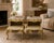 1960s Vintage French Provincial Marble End Tables, Pair For Sale - Image 4 of 5