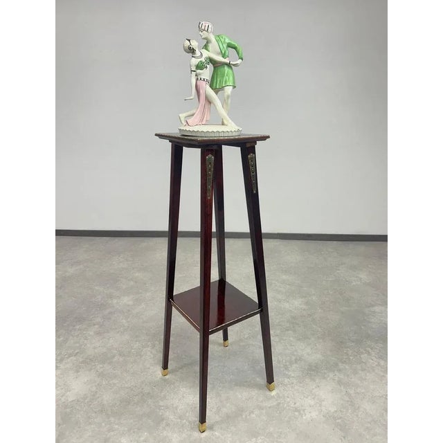 Vienna secession plant stand. Professionally stained and repolished with french polish.