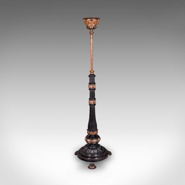 Antique Hanging Plant Stand, English, Aesthetic Movement, Adjustable, Victorian For Sale - Image 6 of 12