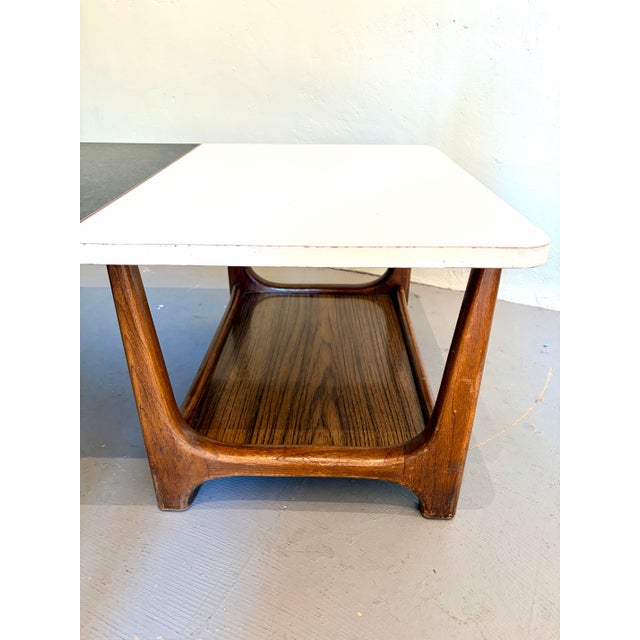 Atomic Mid-Century Modern Starburst Coffee Table & End Tables – 3 Piece Set For Sale In Los Angeles - Image 6 of 12