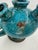 1950s Turquoise Cerulean Brutalist Vase For Sale - Image 12 of 12