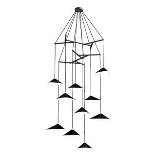 Emily V10 Group in High Gloss Paint Pendant Light from Moss Objects For Sale