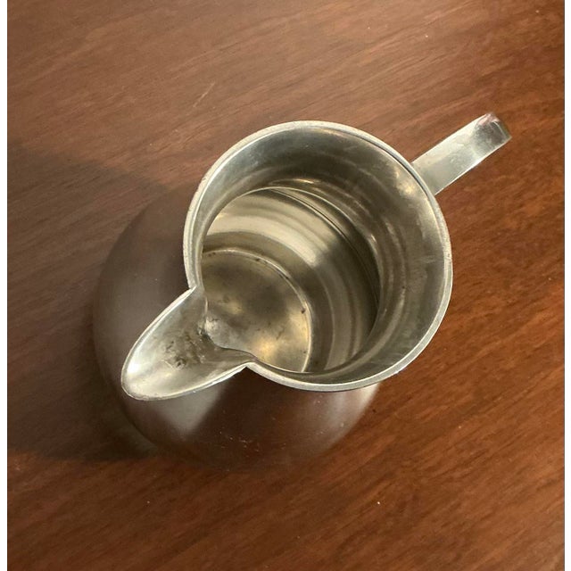 Vintage John Somers Brazil Pewter Creamer- Polished For Sale - Image 4 of 7