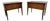 Mid-Century Modern Broyhill Saga Walnut Nightstands - Set of 2 - Refinished! For Sale