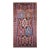 Antique Caucasian Kazak Kilim, Handwoven Wool, Geometric Design, Terracotta & Turquoise, 6' x 11' For Sale