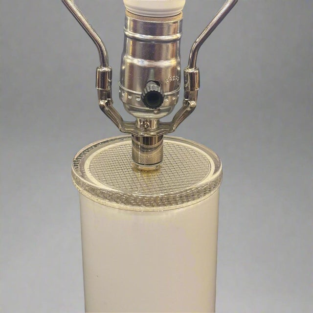 Modernist glass table lamp by Gert Nystrom for Hyllinge, 1970s For Sale - Image 4 of 5