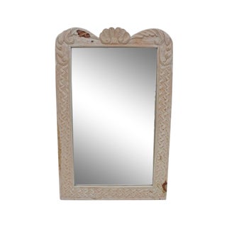 Hollywood Regency Hand Carved Wall Mirror For Sale