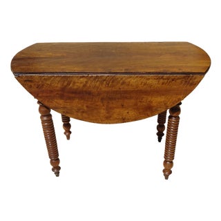 Walnut Top Flap Table For Sale