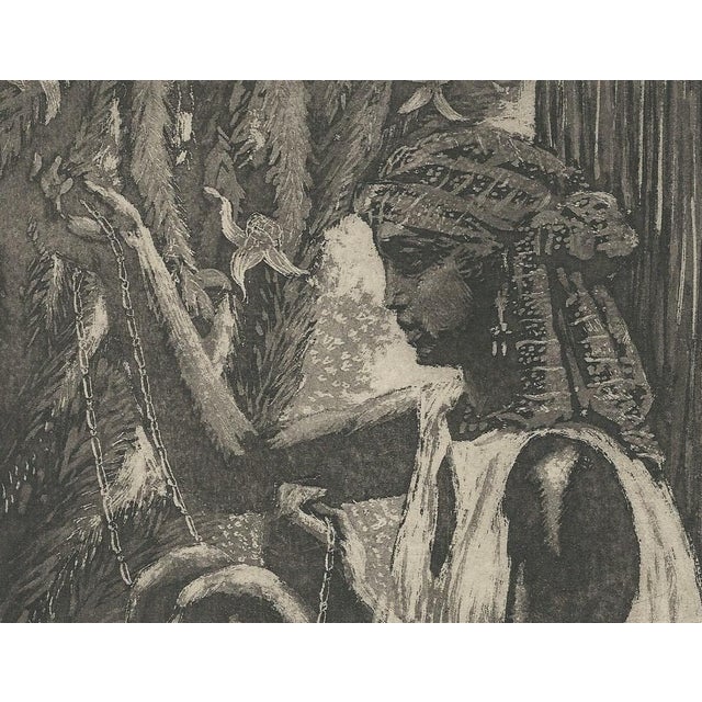 Raphaël Drouart, The Chained Slave, 1920s, Etching For Sale - Image 4 of 8