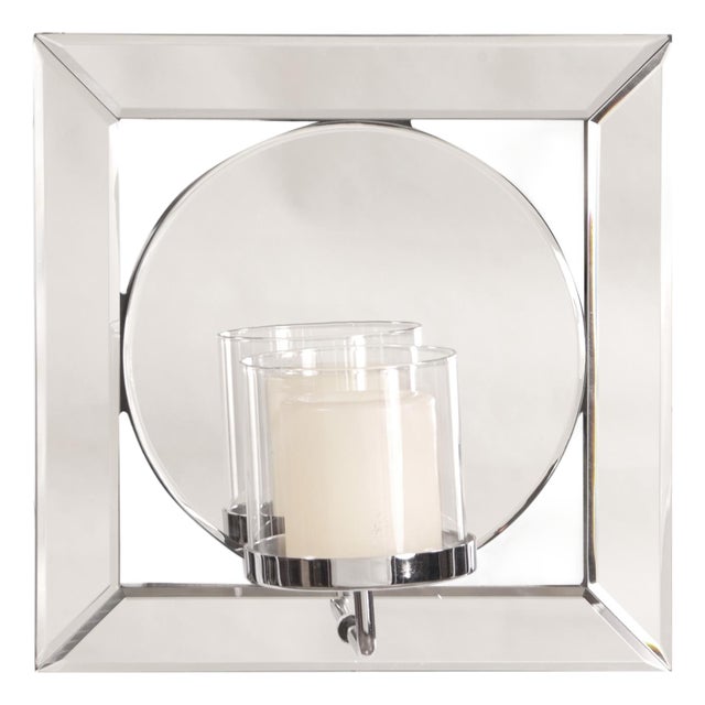 Lula Mirror with Candle Holder For Sale