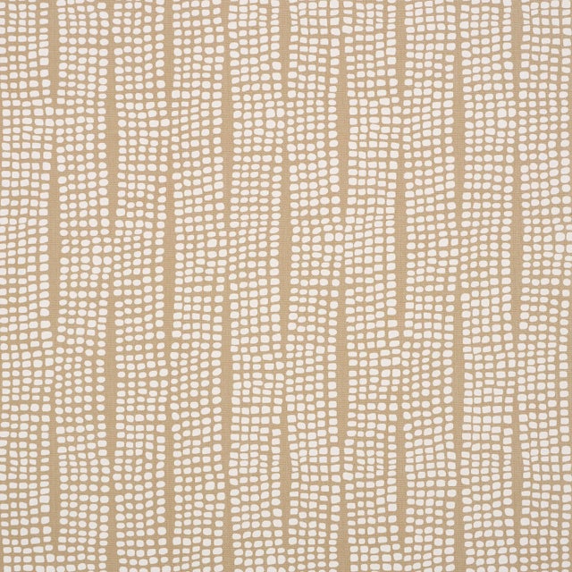Schumacher Noland Wallpaper In Flax For Sale