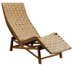 Mid-Century Modern Adjustable Chaise Longue