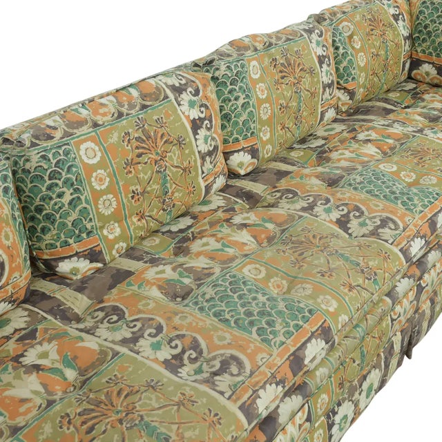 Vintage Henredon 1970's Flowered Sectional Sofa For Sale In Denver - Image 6 of 11