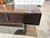Wood Dark Wood Credenza With Louvered Front Drawers For Sale - Image 7 of 7