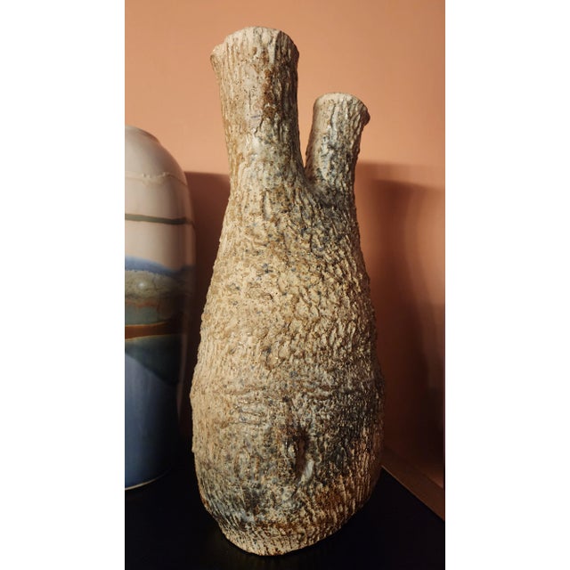 1960s 1960s Brutalist Sculptural Vase For Sale - Image 5 of 6