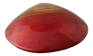 Vintage Lacquered Lidded Bonbon Dish