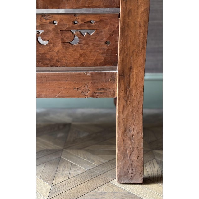 20th Century Dutch Teak Oswald Bench For Sale - Image 9 of 12