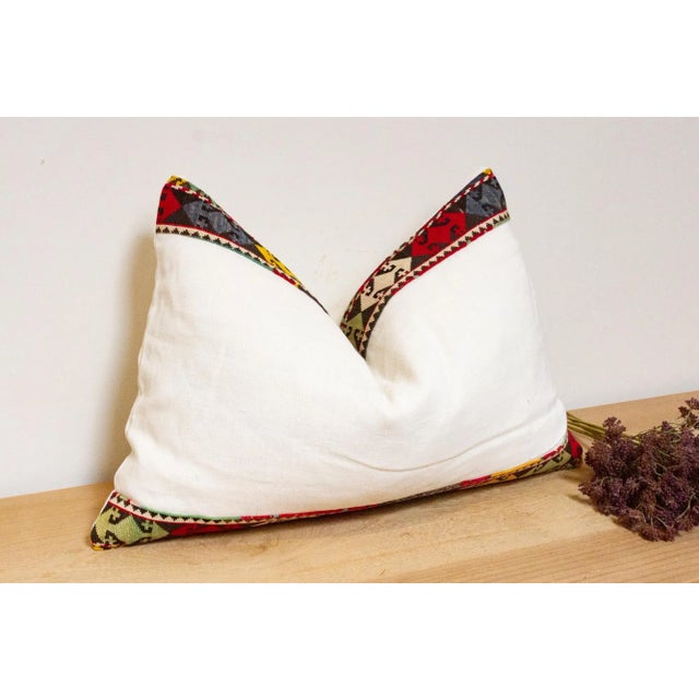 Ara Antique Lakai Tribe Linen Pillow For Sale - Image 4 of 7