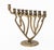 Late 20th Century Collection of Three Judaica Brass Candelabra For Sale - Image 5 of 18
