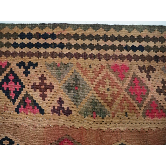 Vintage Afghan Nomadic Kilim Rug For Sale - Image 14 of 18