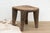Wood Abali Nupe Stool With Two Tone Finish For Sale - Image 7 of 7