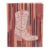 Ole Girl Pearl the Cowboy Boot by Willa Heart in Brimfield Black Frame, Mini Art Print For Sale